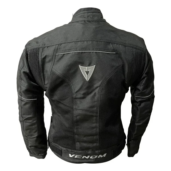 Venom Dynamic Erkek Siyah 4 Mevsim Motosiklet Montu - Görsel 2