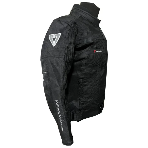 Venom Dynamic Erkek Siyah 4 Mevsim Motosiklet Montu - Görsel 3