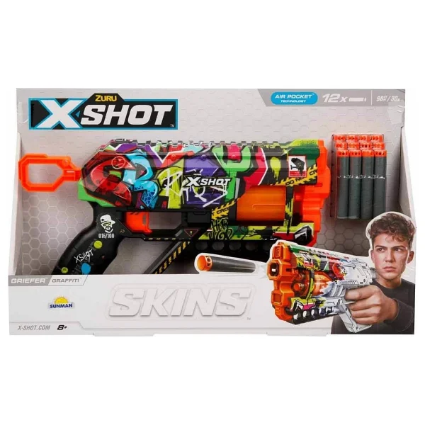 X-Shot Skins Griefer 12 Dartlı - Görsel 9