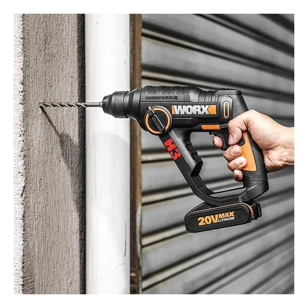 Worx Wx390.1 20 V Çift Akülü 2 Ah Pnömatik Matkap - Görsel 10