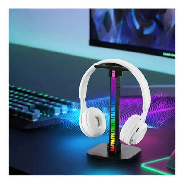 Coverzone Masaüstü Oyuncu Kulaklık RGB Standı Zr715 - Görsel 2