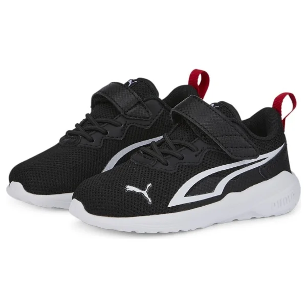 Puma All Day Active AC Inf 387388-01 Siyah-Beyaz Bebek Spor Ayakkabı - Görsel 3