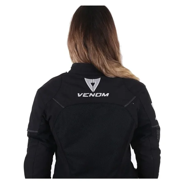 Venom Rock Cordura Yazlık Kadın Motosiklet Montu - Görsel 3