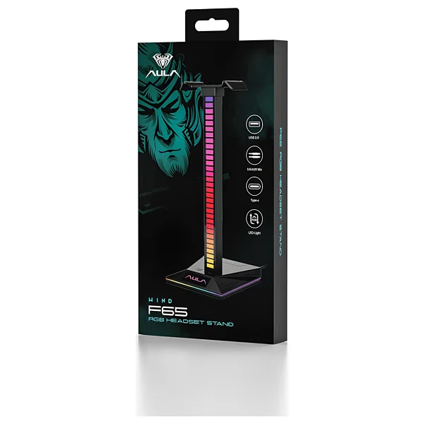 Aula F65 RGB Kulaklık Standı - Görsel 5