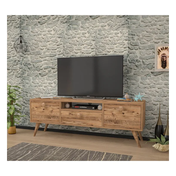 Penta Atlantik Çam 160 cm Tv Sehpası - Görsel 2