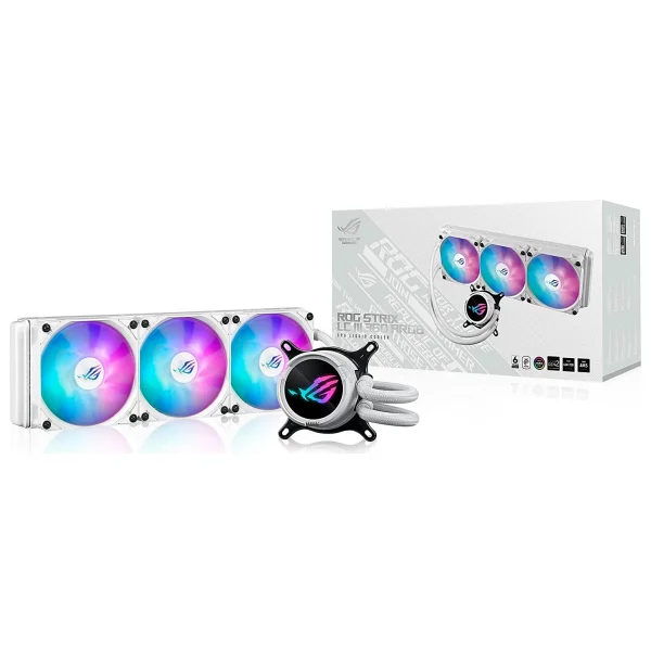 Asus Rog Strıx Lc Iıı 360 Argb White Edition İşlemci Sıvı Soğutucu - Görsel 6