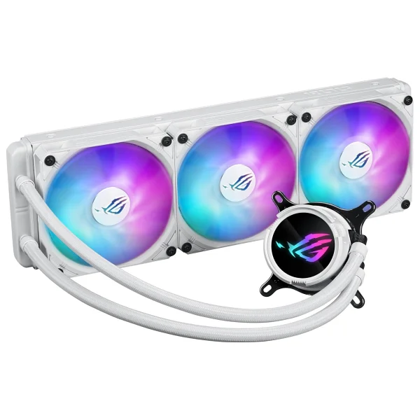 Asus Rog Strıx Lc Iıı 360 Argb White Edition İşlemci Sıvı Soğutucu - Görsel 3