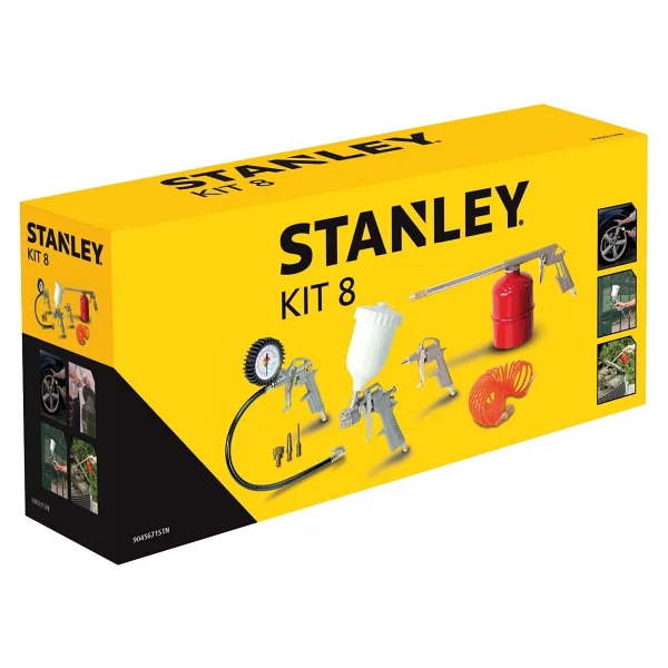 Stanley 8 Parça Havalı Aksesuar Seti - Görsel 2