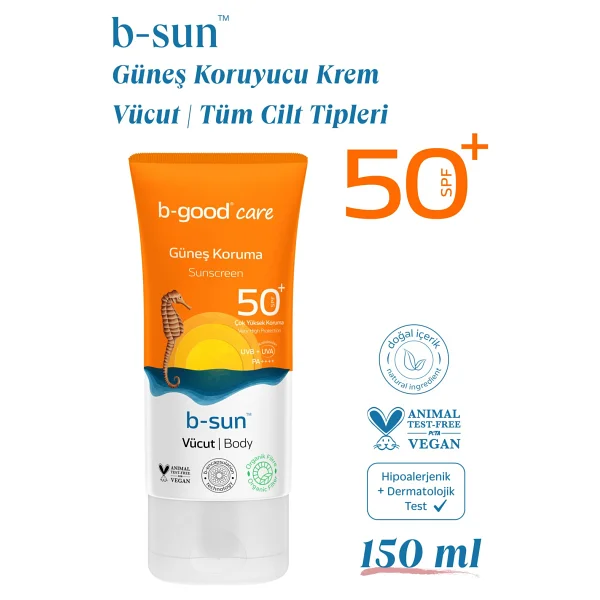 B-Good Yetişkin Güneş Kremi Spf 50+ Vücut Için 150 Ml - Görsel 6