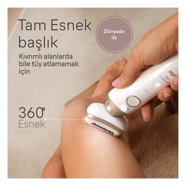 Braun Silk-epil 9 Flex 9-041 3D Islak Kuru Epilasyon Aleti - Görsel 4