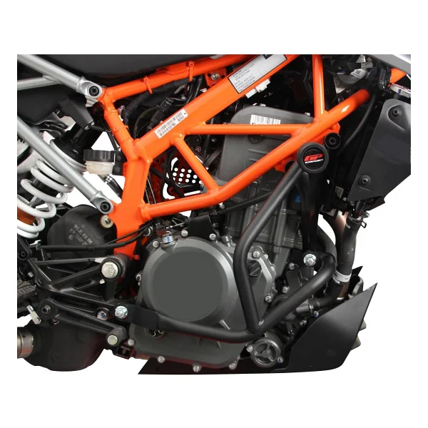 Gp Kompozit Ktm Duke 250 / 390 2017-2023 Uyumlu Motor Koruma Demiri Siyah - Görsel 2
