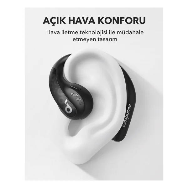 Anker Soundcore Aerofit Pro TWS Beyaz Open Ear Bluetooth Kulaklık - Görsel 2