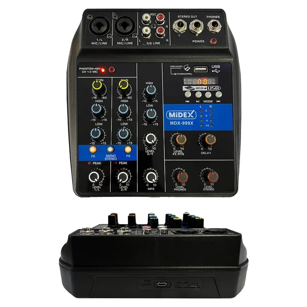 Midex Mdx-999 Ses Kartlı Kayıt Mikseri - Görsel 2