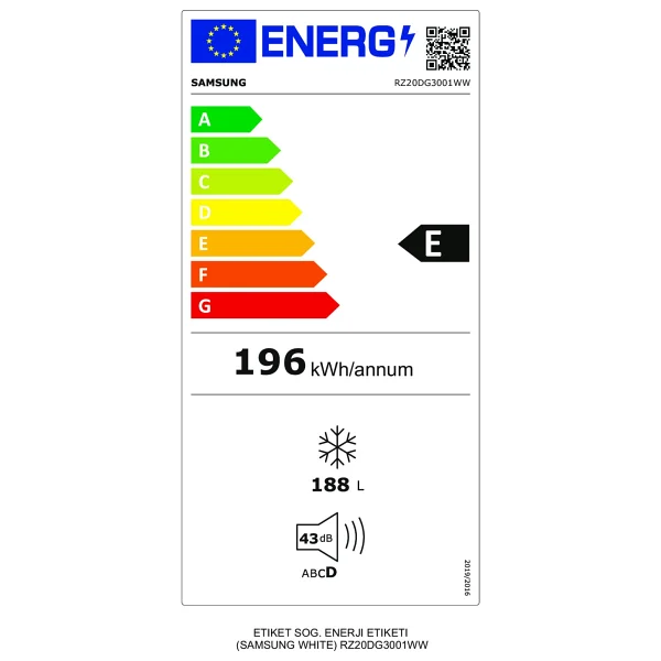 Samsung Rz20dg3001ww 6 Çekmeceli Dikey Derin Dondurucu - Görsel 4