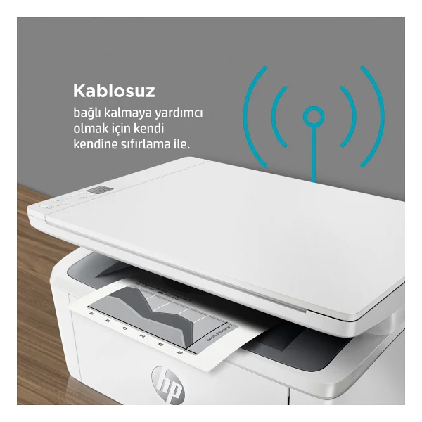 Hp Laserjet Mfp M141cw 7md71a Tarayıcı + Fotokopi Çok Fonksiyonlu Mono Lazer Yazıcı - Görsel 4