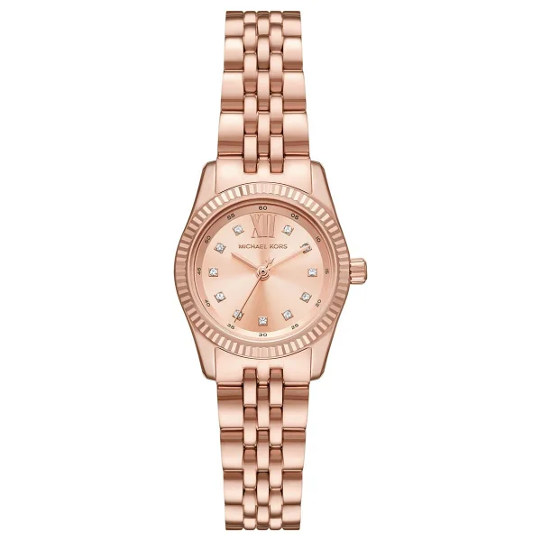 Michael Kors Petite Lexington Pave Mk4739 Rose Gold Kadın Kol Saati - Görsel 4