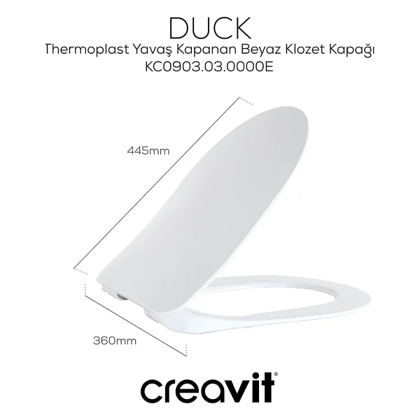 Creavit Tp325 Terra Asma Klozet + Creavit Yavaş Kapanır Kapak - Görsel 4