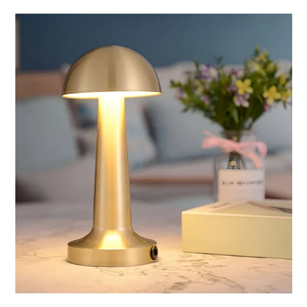 Cata Ct-8429 Lizbon Gold Dokunmatik Şarjlı Masa Lambası - Görsel 7