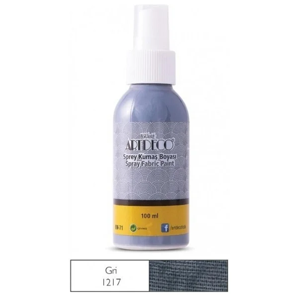 Artdeco 1219 100 Ml Beyaz Sprey Kumaş Boyası - Görsel 9