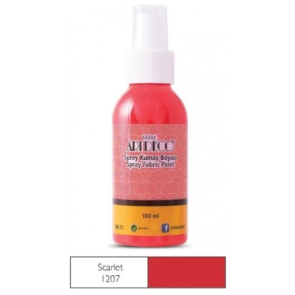 Artdeco 1219 100 Ml Beyaz Sprey Kumaş Boyası - Görsel 2