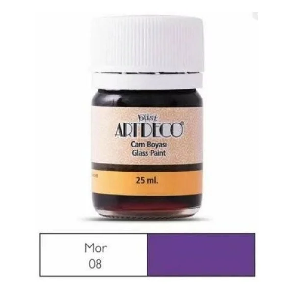 Artdeco Cam Boyası 25 ml Mor 08