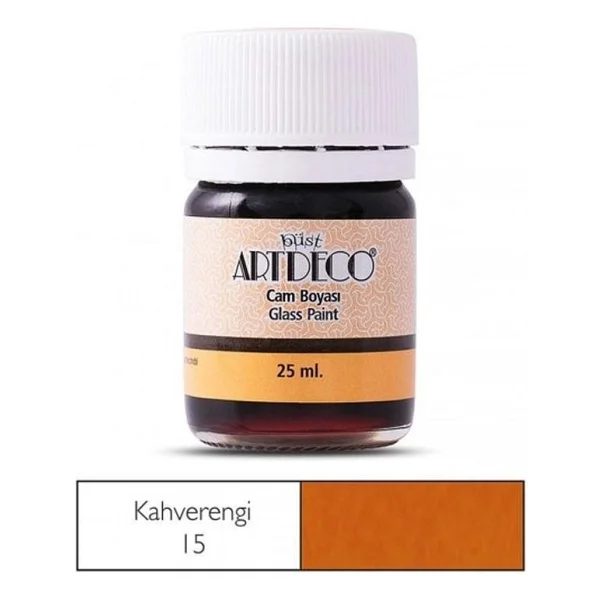 Artdeco Cam Boyası 25 ml Kahverengi 15