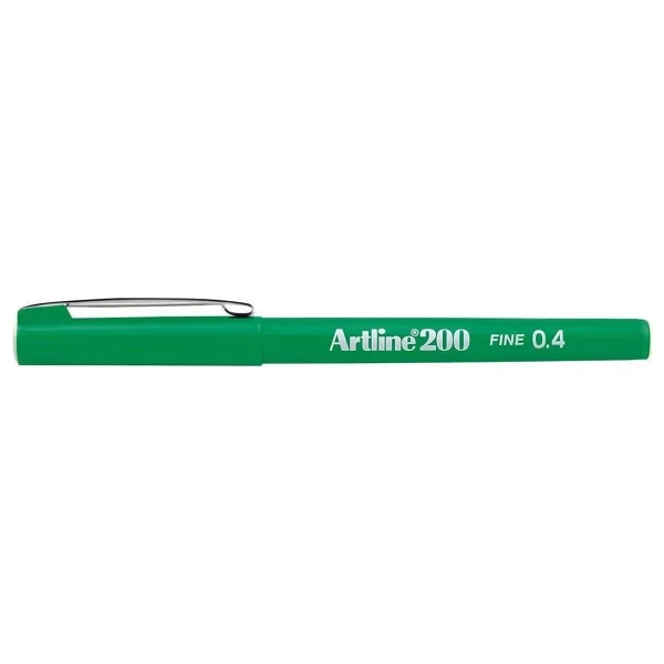 Artline 200 Fineliner Yeşil 0.4 Mm İnce Uçlu Keçeli Kalem - Görsel 2