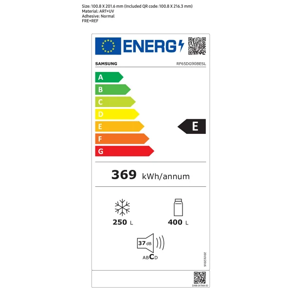 Samsung Rf65dg90besltr Gardırop Tipi No Frost Buzdolabı - Görsel 10
