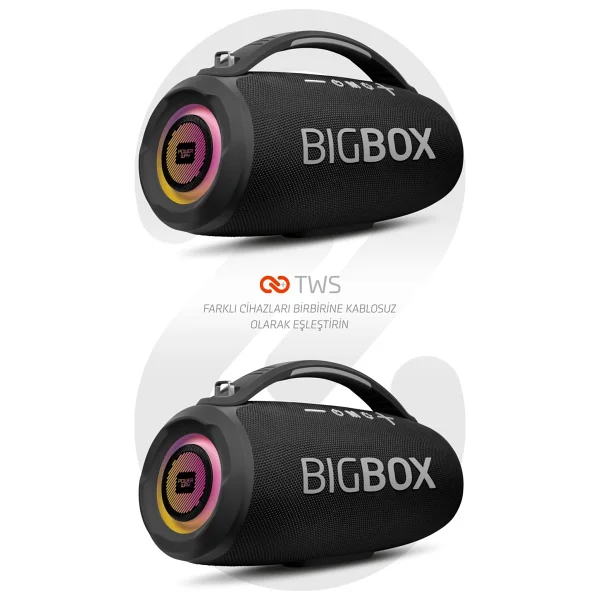 Powerway Bigbox Bluetooth Hoparlör - Görsel 3