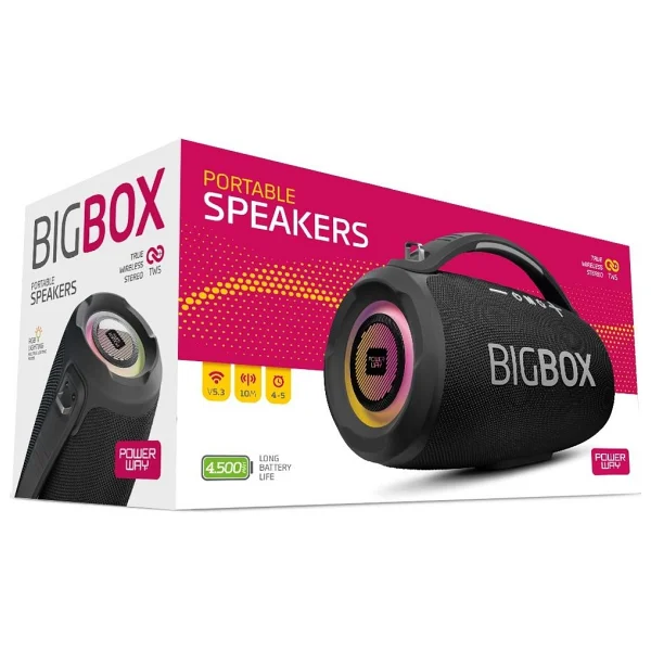 Powerway Bigbox Bluetooth Hoparlör - Görsel 5