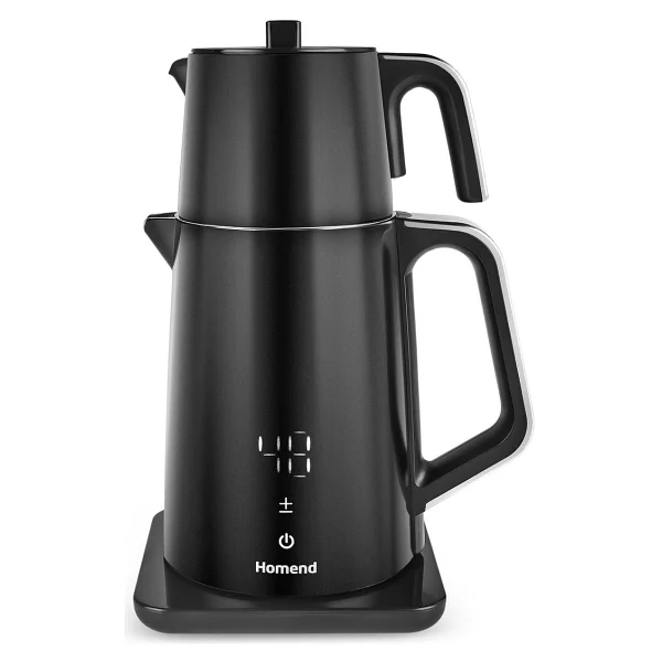 Homend Royaltea Cooltouch 1798h Siyah 1850 W Konuşan Çelik Çay Makinesi - Görsel 5
