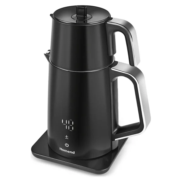 Homend Royaltea Cooltouch 1798h Siyah 1850 W Konuşan Çelik Çay Makinesi - Görsel 6