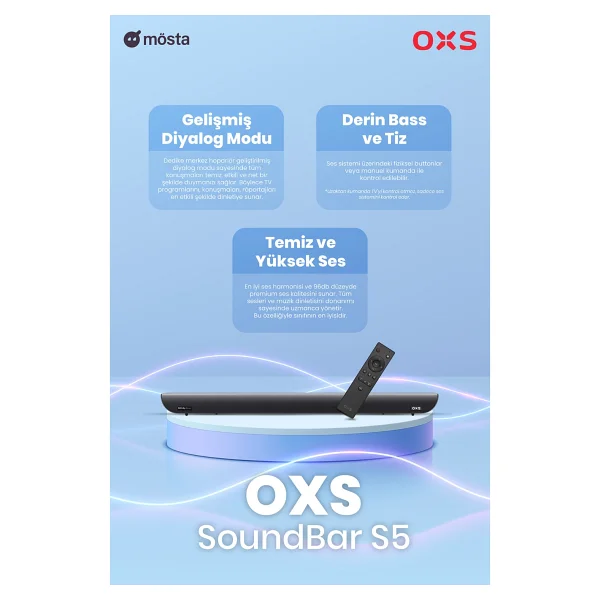 Oxs S5 3.1.2 Kanal 230 W Soundbar - Görsel 4