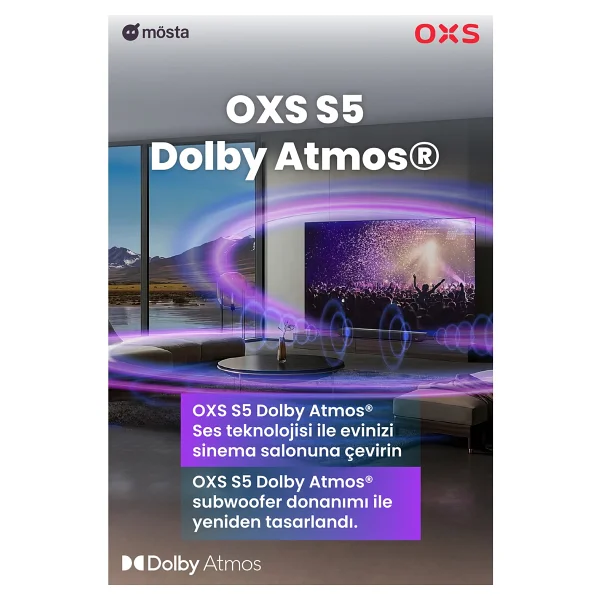 Oxs S5 3.1.2 Kanal 230 W Soundbar - Görsel 6