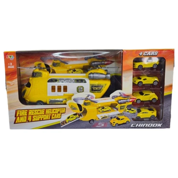 Royal Toys 4 Arabali Kurtarma Helikopter Ryl-7077 - Görsel 5