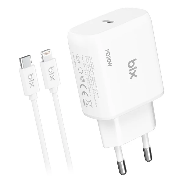 Bix Bx-Cl20ta 20 W Type-C To Lightning 3a Kablolu Şarj Aleti - Görsel 10