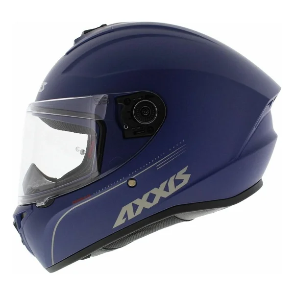 Axxis Draken S Solid Mat Mavi Full Face Motor Kaskı - Görsel 7