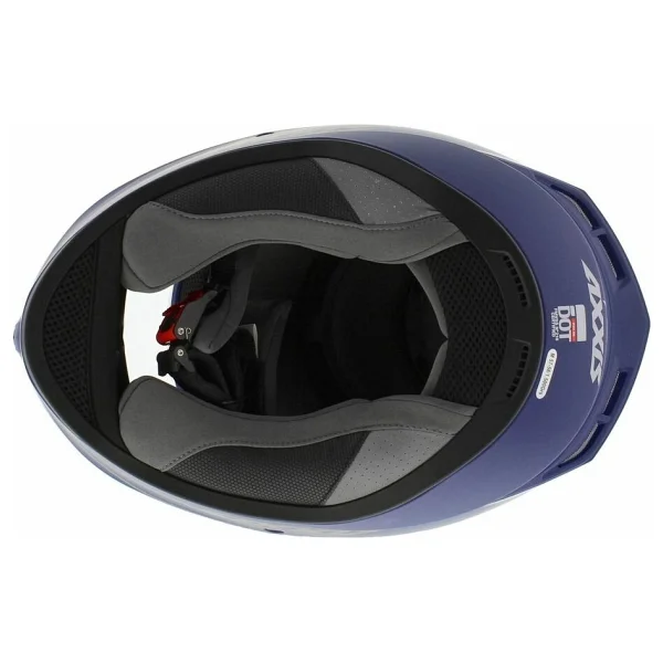 Axxis Draken S Solid Mat Mavi Full Face Motor Kaskı - Görsel 5