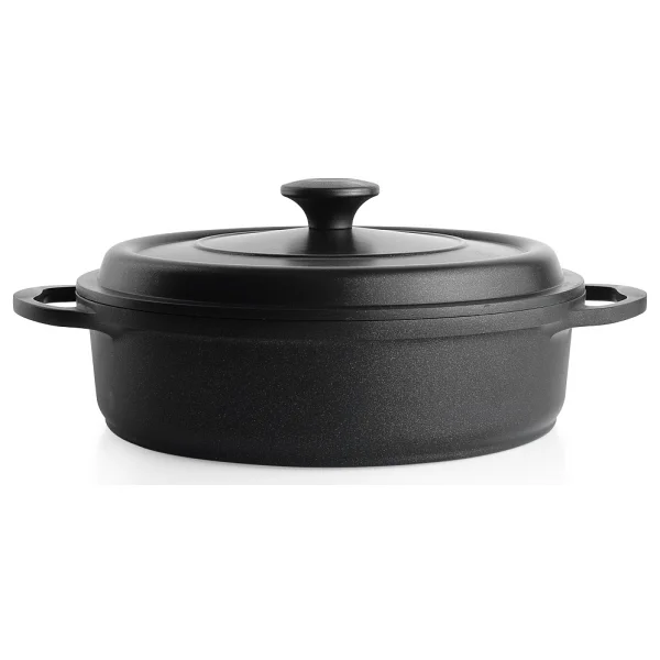 Schafer Black Master 28 cm Basık Döküm Tencere - Görsel 5