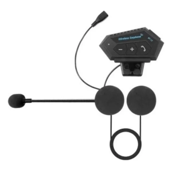 Intercom Bt12 Bluetooth Motosiklet Kask Kulaklığı - Görsel 3