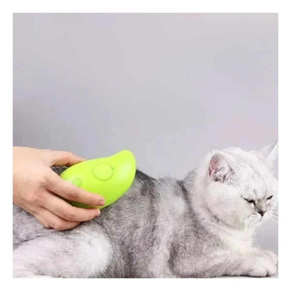 Buffer Buharlı Yumuşak Silikon Uçlu Kedi & Köpek Tüy Tarama Tarağı Yıkama Fırçası - Görsel 5