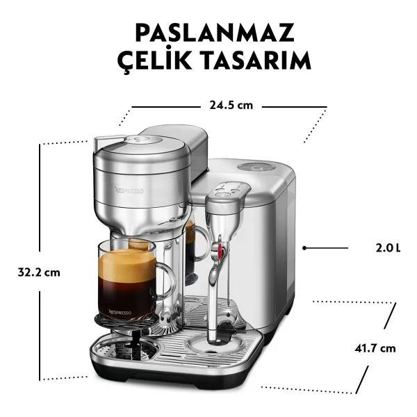 Nespresso Vertuo Creatista Pro Kapsül Kahve Makinesi - Görsel 5