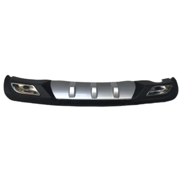 Oto H.İ.T. Peugeot 301 Uyumlu Body Kit Difüzör 2 Çıkış Gri Kare - Görsel 4