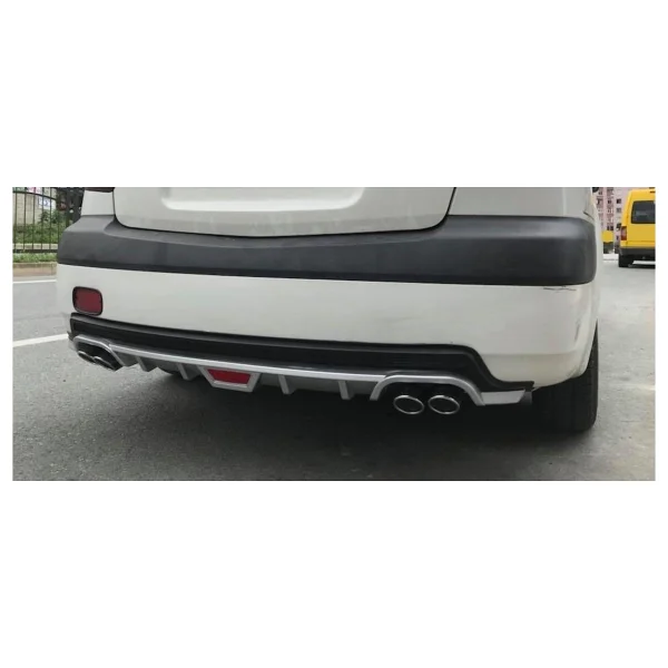 Oto H.İ.T. Toyota Corolla 06-10 Uyumlu Body Kit Difüzör 4 Çıkış Yuvarlak Gri Model 1 - Görsel 3