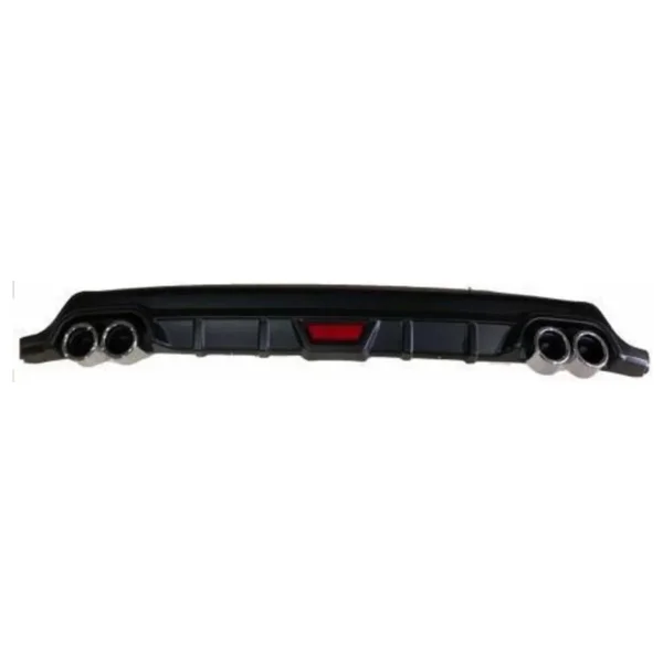 Oto H.İ.T. Ford Fusıon Uyumlu Body Kit Difüzör 4 Çıkış Yuvarlak Siyah Model 2 - Görsel 5