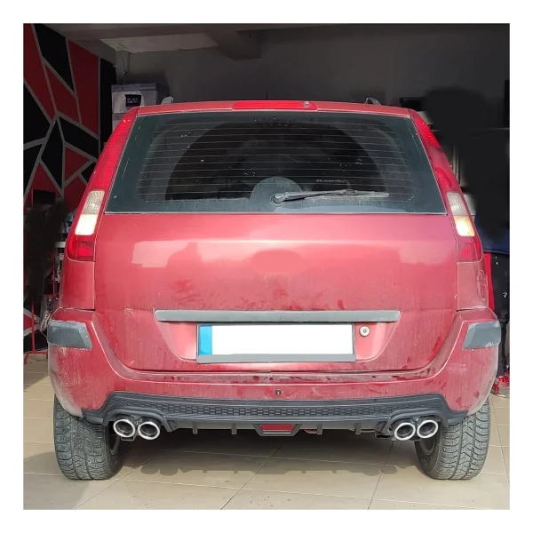 Oto H.İ.T. Ford Fusıon Uyumlu Body Kit Difüzör 4 Çıkış Yuvarlak Siyah Model 2 - Görsel 2