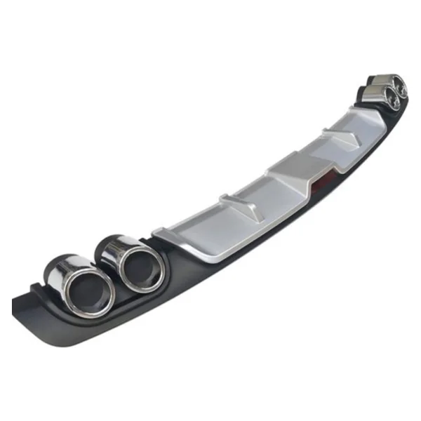 Oto H.İ.T. Seat İbiza Uyumlu Body Kit Difüzör 4 Çıkış Gri Yuvarlak - Görsel 6