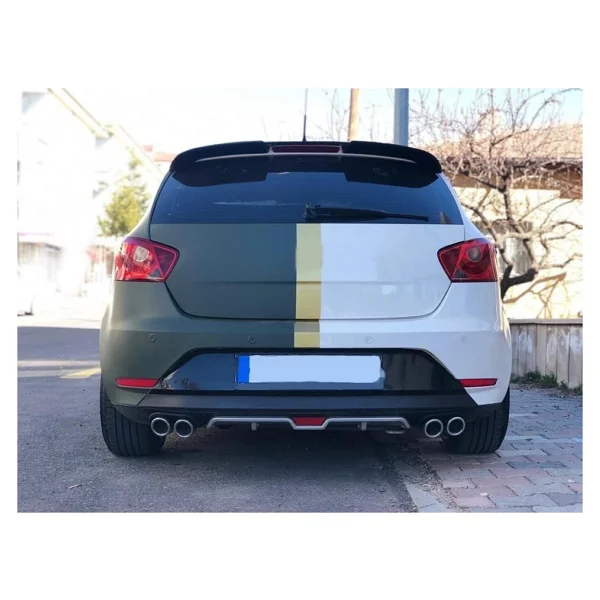 Oto H.İ.T. Seat İbiza Uyumlu Body Kit Difüzör 4 Çıkış Gri Yuvarlak - Görsel 2