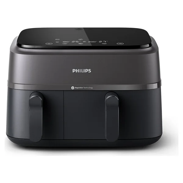Philips Airfryer 3000 Serisi Na350/00 Çift Hazneli 9 Lt Yağsız Fritöz - Görsel 6