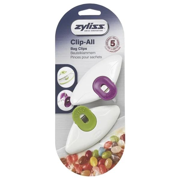 Zyliss E990030 2'li Poşet Kapatma Klipsi Büyük Boy - Görsel 2